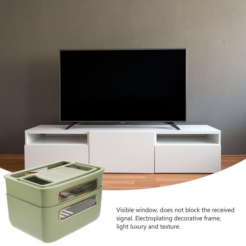 Gadpiparty Cable Organiser Box for Home Desk Power Strip Holder