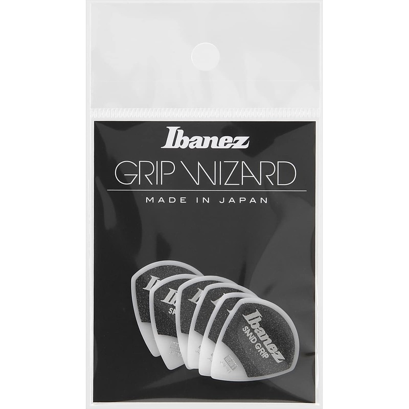 Ibanez PPA18HSGWH Grip Wizard Series Sand Grip Pick [HEAVY] Anti-Slip