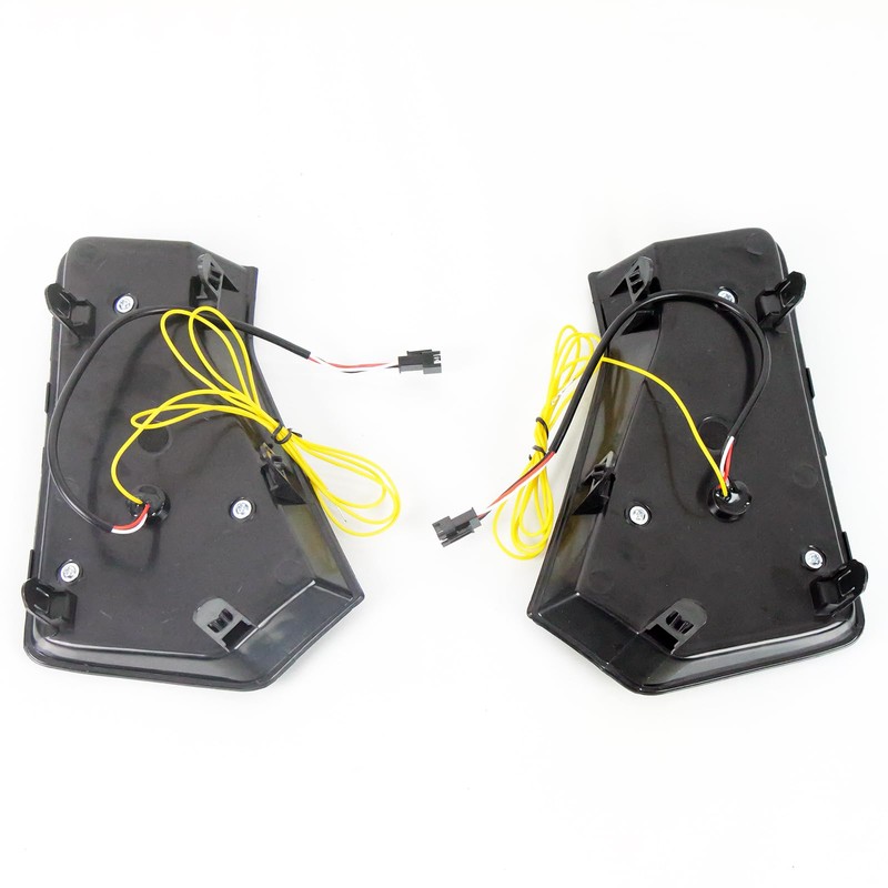 ECAHAYAKU LED Front Bumper Fog Light Driving DRL Fit For