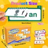 ASQzhuLIWing Reading Rhyme Flip Book, Word Family Building Book, ABC