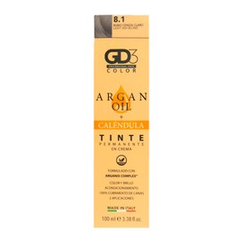 GD3 Tinte en Crema Permanente 8.1 Rubio Ceniza Claro 100Ml