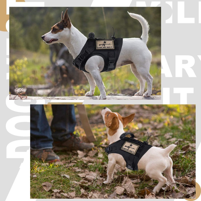 SALFSE Tactical Dog Training Harness Outdoor Working Vest Adjustable Military