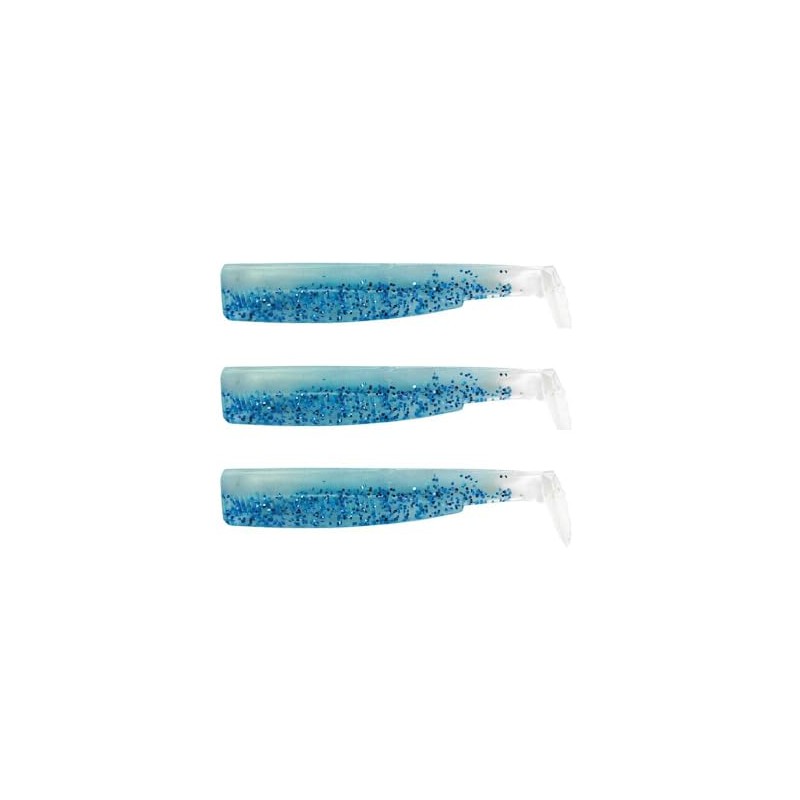 FIIISH Black Minnow 3 Fishing Lure Bodies - Kaki/White, Size