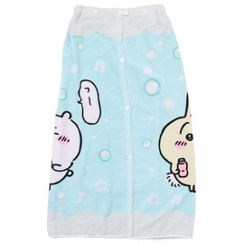 2023 Marushin 0775014900 Wrap Towel, Chiikawa, 31.5 inches (80 cm) Length, For Children, Wear Bath Towel, Roll Towel, Girls, Boys, Character
