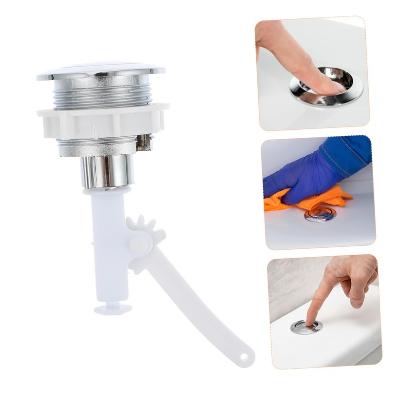 Angoily Toilet Push Button, Push Button Toilet Flush, Adjustable Toilet