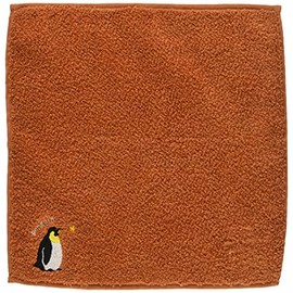 Prairie Dog Zootto Organic Cotton Handkerchief, Penguin, Made in Japan, Imabari, 100% Cotton, Thin, Embroidery, Hand Towel, Approx. 9.8 x 9.8 inches (25 x 25 cm)