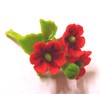 Tumdee Miniatures Dolls House Miniature Bunch of 3 Red Poppy