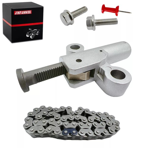 JINFANNIBI Cam Timing Chain & Tensioner For Honda Foreman 500