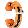 16mm Watch Strap Replacement for Casio AWG-M100,AWR-M100,GAS-100/5255/5600,GD-100/110/120/350,GLS-100/5600/6900/8900,Perforated mesh design for