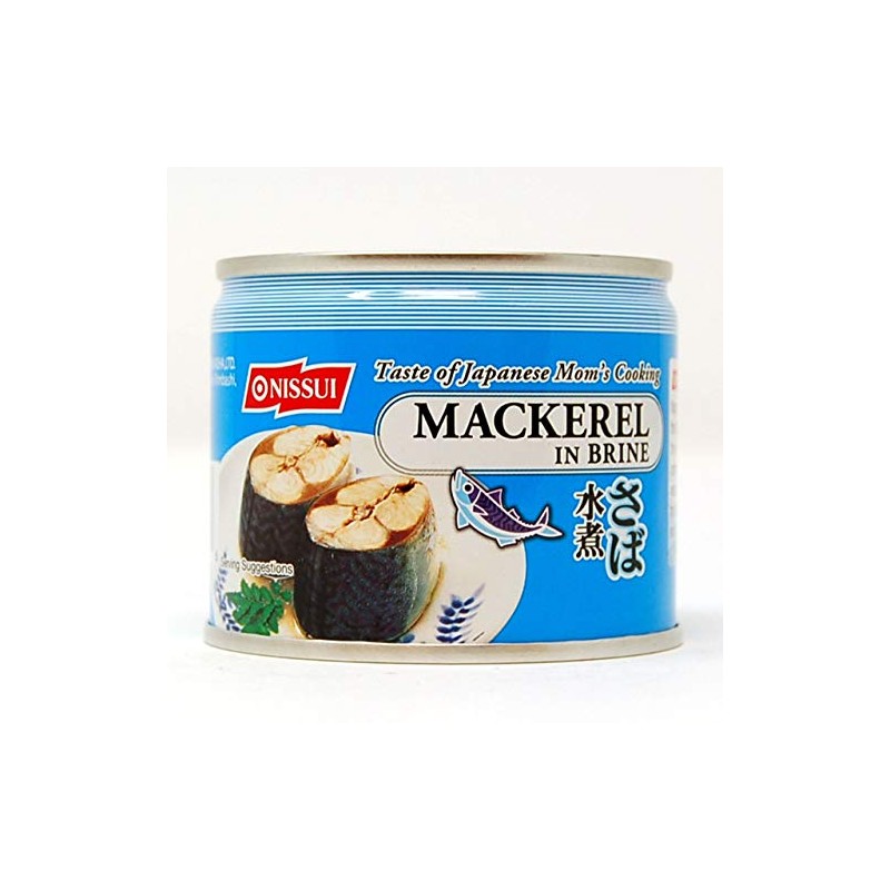 Japanese Nissui Mackerel in Brine 6.7 OZ | Pack of