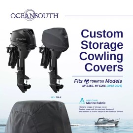 Oceansouth STORAGE COVER FOR TOHATSU MFS (15HP-20HP) (2018 or newer)