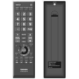 TOSHIBA CT-RC1US-18 Remote Control for All Toshiba TVs