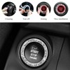 JUSTTOP 2PCS Car Bling Crystal Rhinestone Engine Start Ring Decals,