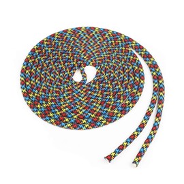 Atwood Rope MFG Double Dutch Jump Rope - 3/8 Inch - 18 Feet - Kids Adults (Super Nova, Single 18ft Rope)