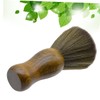 Baluue 1pc Wooden Handle Hair Cleaning Brush Soft Bristle for