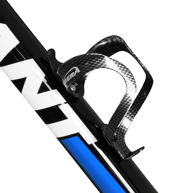 IBERA IB-BC5-CB-1 Lightweight Alloy Bottle Cage, Carbon Color
