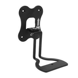 Speaker Wall Mount for SONOS Era 100, Adjustable Swivel Wireless Speaker Home Wall Mount Bracket, Space Saving Metal Speaker Wall Stand Holder for SONOS Era 100, 4.3x3.5in Base (Black)