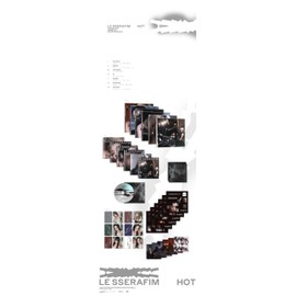 [ COMPACT VER] LE SSERAFIM - 5TH MINI ALBUM [HOT] Korean Edition (HONG EUNCHAE VER.)