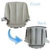 FZJDSD Bisque Tan Driver Side Bottom Microfiber Leather Replacement Seat