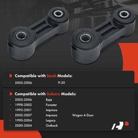 A-Premium 2 x Front Sway Bar Links Stabilizer Bar Links, Compatible with Subaru Outback 2000-2004, Forester 1998-2002, Impreza 1993-2007, Legacy 1990-2004, Baja 2003-2006 & Saab 9-2X 2005-2006
