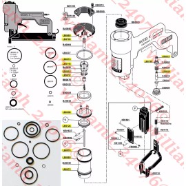 After Market for Senco Senco Stapler Nailer K Model O ring Kit + Seal LB5012