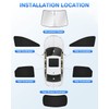 Canvcle Sunshades for 2016-2022 Lexus RX Accessories Windshield Sun Shade