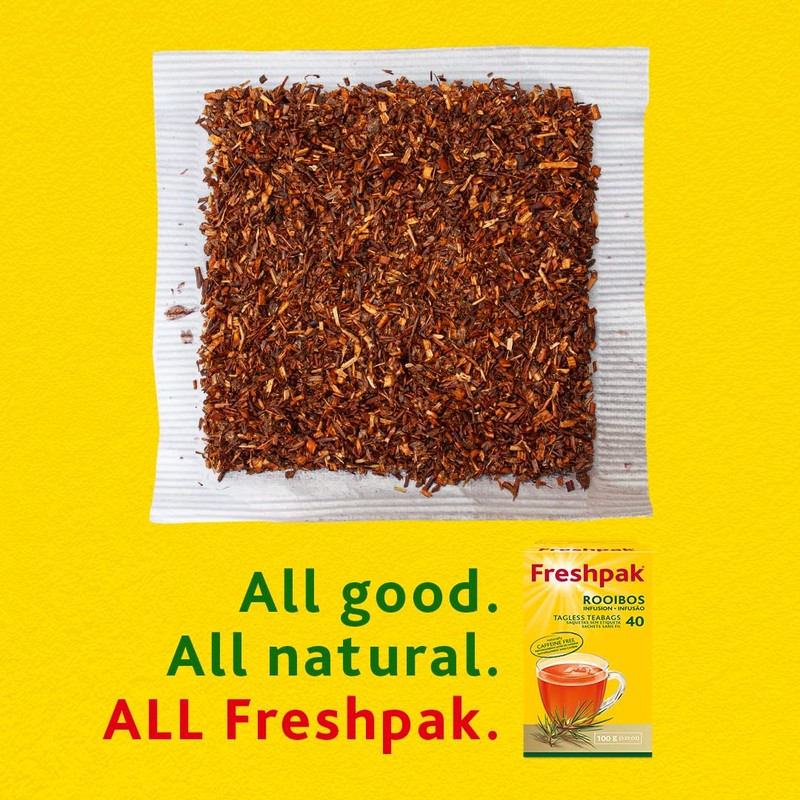 Freshpak® Rooibos Tea | 80 Tagless Teabags | Packed at