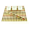Handmade Bamboo Placemats, Pack Of 4 Bamboo Wood Table Mats,