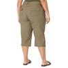 prAna Plus Size Hall Capris II, Slate Green, 24 More,