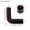 Haturmyko Haturmyko ID 1.75 inch 90 Degree Silicone Elbow Coupler