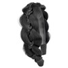 Oplira Wide Braid Headband with Teeth Synthetic Hair Braid Headband