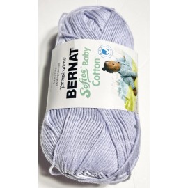 BERNAT -Softee COTTON YARN 1 Balls. PALE PERIWINKLE I Combine Ship