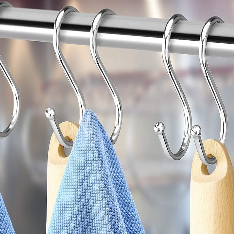 S Hooks 10 Pack 4.5 Inch S Hanging Hooks Metal