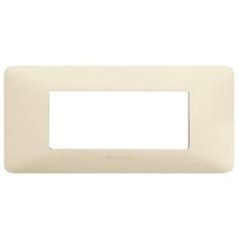 BTicino AM4803MSL Matix 3-Gang Front Plate, Silver