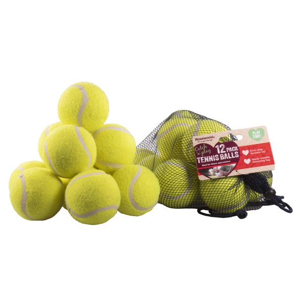 Rosewood 12 balles de Tennis Standard