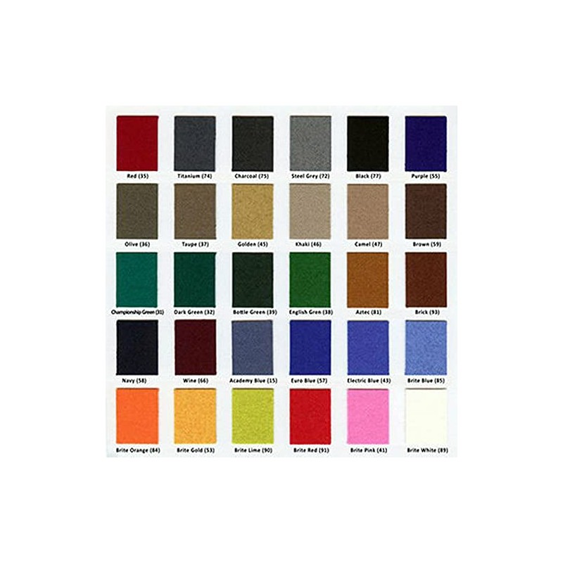 Championship 9' Saturn II Teflon 2466 Billiards Pool Table Felt