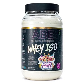 All Black Everything Whey Protein Isolate Powder | Whey Protein Isolate | 25g Protein | Low Carbs & Low Sugar | Workout Supplement for Men & Women | Loopy Fruits | 27 Servings