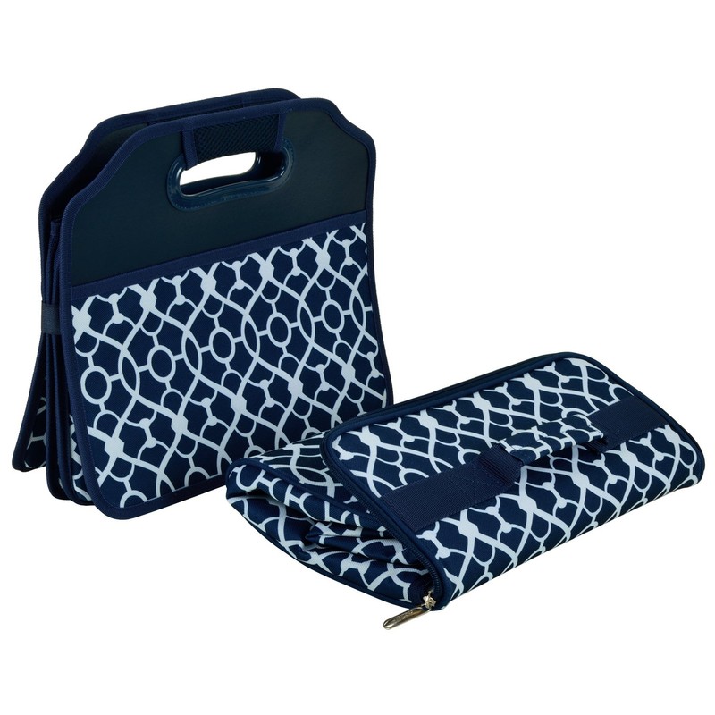 Picnic at Ascot 3 Section Folding Trunk Organizer- with Removable