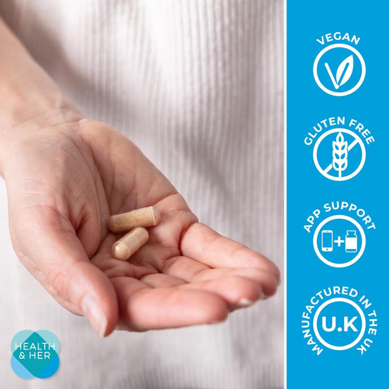Health & Her Perimenopause Tablets for Women - Daily Support