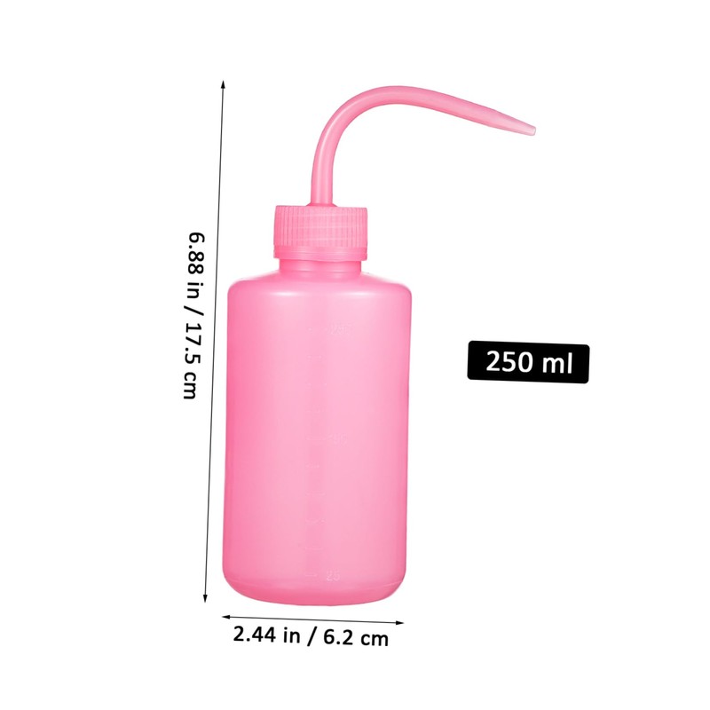 OHPHCALL 2pcs Eyelash Cleaning Bottles Squeeze Wash Bottles for Eyelash