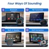 FEISIKE 7" HD Portable Wireless Carplay Screen for Car, Touchscreen