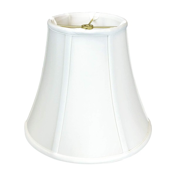 Royal Designs, Inc True Bell Lamp Shade, White, 9 x