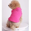 Soft Fleece Dog Sweater with Leash Ring for Small Medium