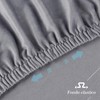 TAOCOCO Bed Headboard Covers, King Size Headboard Covers,Velvet All-inclusive Elastic