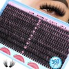 Calphidar Eyelash Clusters Lash Clusters Wispy Individual Lashes 476PCS D-curly
