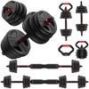 Adjustable dumbbell set, 35lbs Free Weights set with upgraded nut,