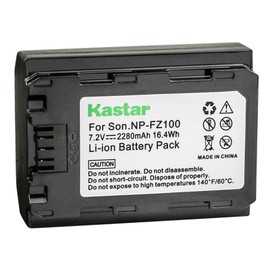 Kastar 4-Pack NP-FZ100 Battery and LCD AC Charger Compatible with Sony NP-FZ100 FZ100 Battery, Sony BC-QZ1 Sony NPA-MQZ1K Charger, Sony VG-C3EM Grip, Sony Alpha A9 α9 A7 α7 A6600 α6600 Series Cameras