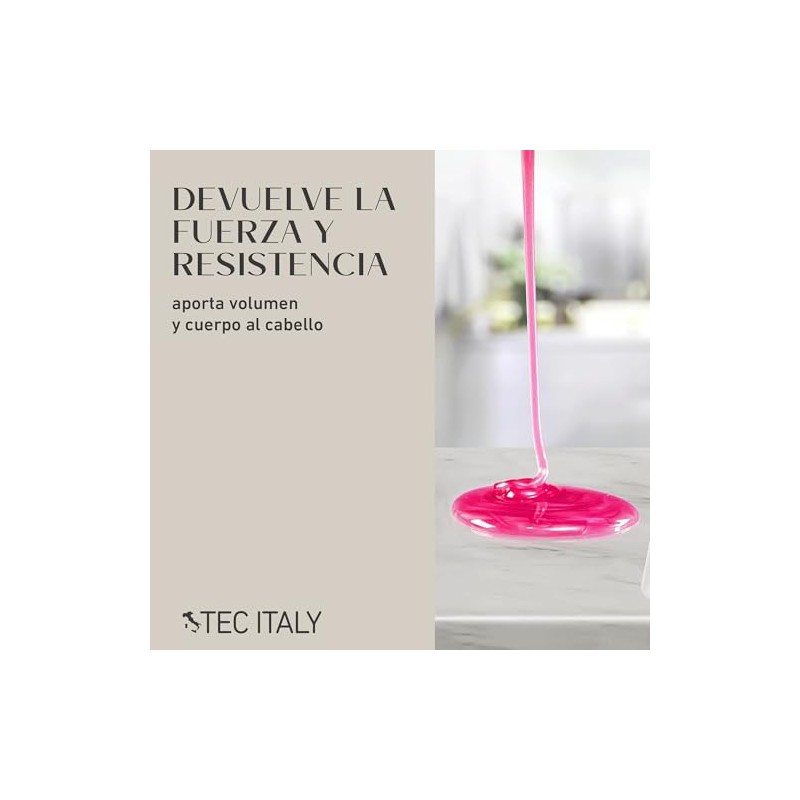 TEC ITALY Tonico Shampoo Aporta Volumen y Fortaleza al Cabello