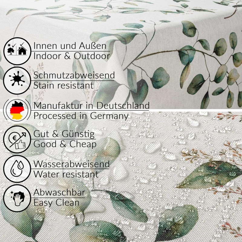 Fabric Tablecloth, Table Linen, Textile, Cotton, Polyester, Fabric, Washable, Easy