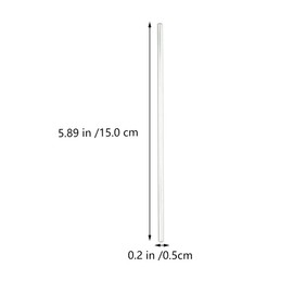 Mipcase Coffee Stir Sticks Glass Stirring Rod 20pcs: Laboratory Stirring Stick Glass Stir Sticks Experiment Stirring Kit for Lab Science Education Coffee Stirrers